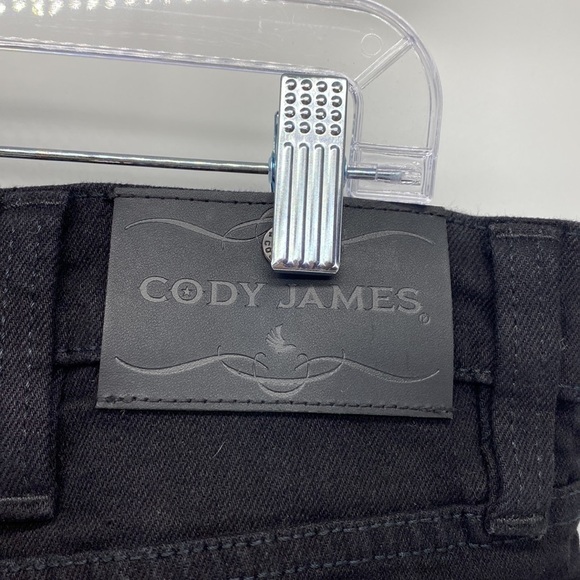 CODY JAMES BLACK NIGHT RIDER STRETCH STACKABLE STRAIGHT JEANS - Picture 5 of 8